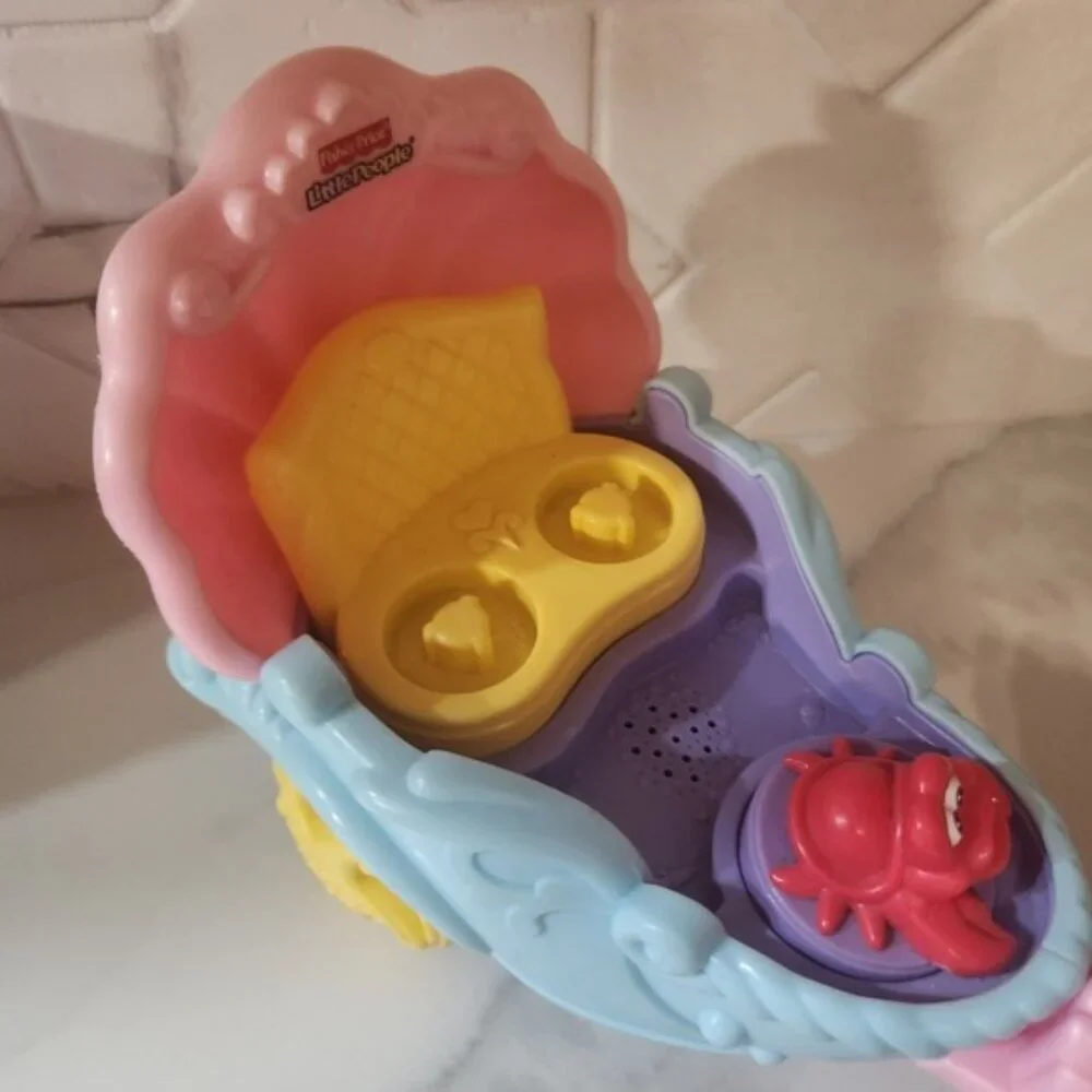 Fisher Price Little People Disney Ariel Under‎ the Sea Carriage Seahorse